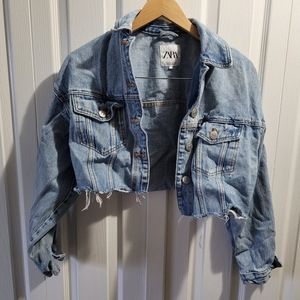 Cropped Jean Jacket